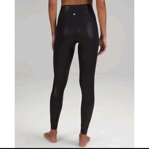 lululemon athletica Shiny Black High-Rise Leggings
